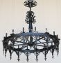 1627-16 Iron Chandelier