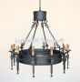 1937-12 Iron Chandelier