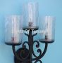 Tuscan wall sconce -Wrought Iron