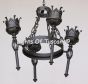 Medieval Torch Chandelier