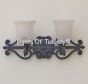 5512-2 Tuscan/Mediterranean Style Wrought Iron Bathroom Vanity Bar Light