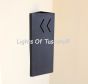 7868-1 Contemporary Outdoor Iron Pocket Light