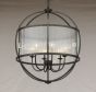 9310-6  Contemporary Wrought Iron Chandelier 