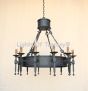 1937-12 Iron Chandelier