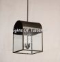 2158-4 Wrought Iron Colonial Style Hanging Lantern
