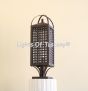 7860-1P Contemporary Outdoor Iron Post Light