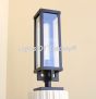 7862-1P Contemporary Outdoor Iron Post Light