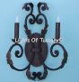 Tuscan wall sconce -Wrought Iron