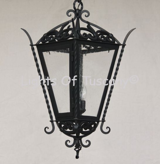 Spanish Revival, Hanging Lantern, Hanging Pendant, Hanging outdoor light,