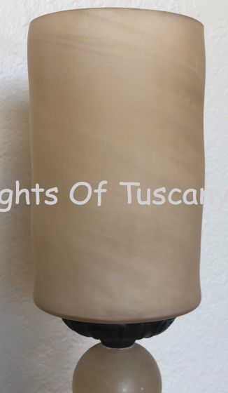 Light Amber Glass Candle