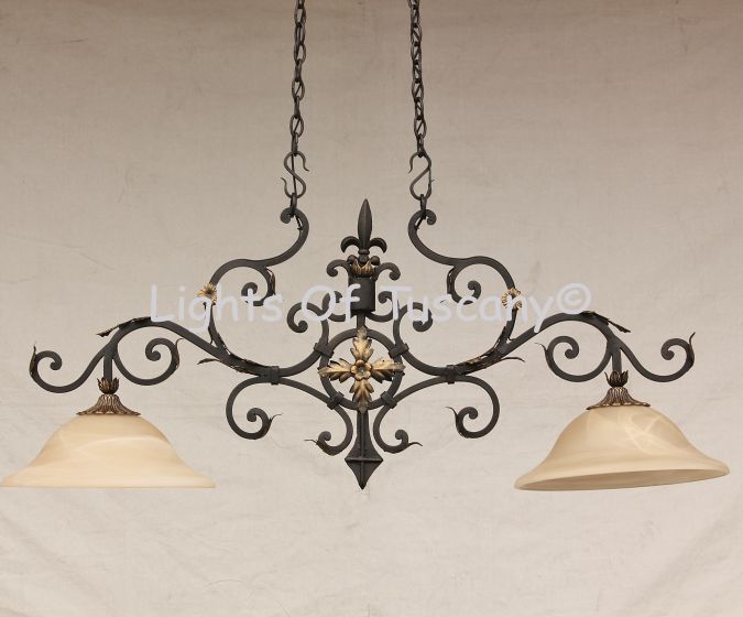 1540-2	Tuscan Style Pool Table Light  
