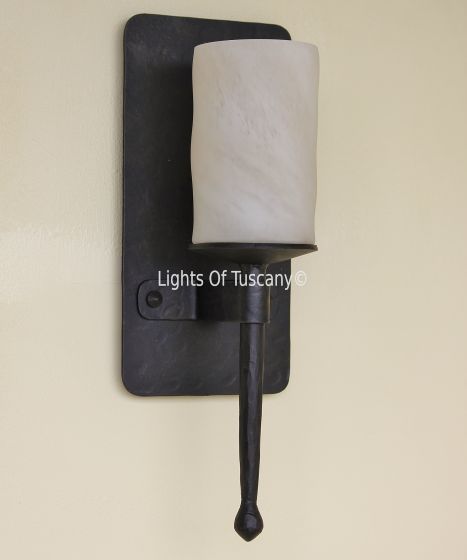 5060-1 Contemporary Spanish Style Wall Sconce Light Wrought Iron