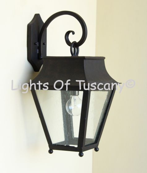 heavy duty iron lighting, commercial grade iron lighting, modern outdoor lighting, outdoor wall light, contemporary outdoor light, urban style outdoor light, transitional style lighting, colonial lighting, New England Style Lantern, urban style outdoor li