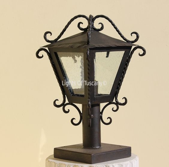 7254-1 Spanish Revival Villa Style Outdoor Post Light