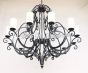 Mediterranean Chandelier, Large Chandelier, Transitional Chandelier, Spanish Style Chandelier, Wrought Iron Chandelier, Dining Room Chandelier, Great Room Chandelier