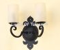5141-2GLS Spanish Mediterranean Style Double Wall Sconce Light