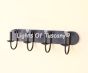 5553-4 Contemporary Rustic Bathroom Iron Vanity Light