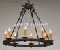 1409-8 Spanish Revival Chandelier