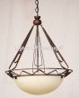 2447-6 Wrought Iron Contemporary Hanging Lantern