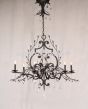 3121-6 Wrought Iron Italian Style Chandelier