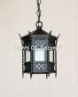 Castle Hanging Lantern, Gothic Hanging Lantern, Medieval Hanging Lantern, Mini Lantern, Unique Style Lantern, Exterior Lighting, Harry Potter Style Light, Castle Style Light, Wrought Iron Lantern, Heavy Duty Iron Light, Unique Lantern
