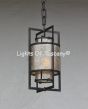 9355-1 Contemporary Wrought Iron Pendant 