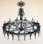1627-16 Iron Chandelier