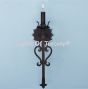 Wrought iron wall sconces hand forged/ Tuscan wall sconce 