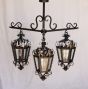 6195-3 Tuscan Style Outdoor Pendant Light