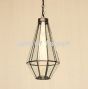 6348-1 - Contemporary Metal Hanging Pendant Light Lantern