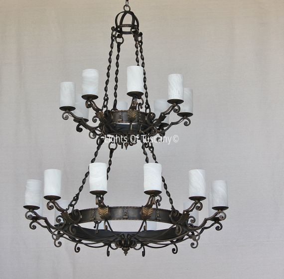 Tuscan Style large Chandelier