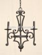 1628-3 Iron Chandelier 