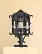 7010-1P Spanish Colonial Outdoor Wrought Iron Post Light