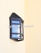 7024-PK Contemporary Outdoor Iron Pocket Wall Light