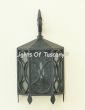 Contemporary Wrought Iron Wall Lantern 7466-1