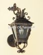8220-1 Mediterranean Style Decorative Wrought Iron Outdoor Wall Lantern