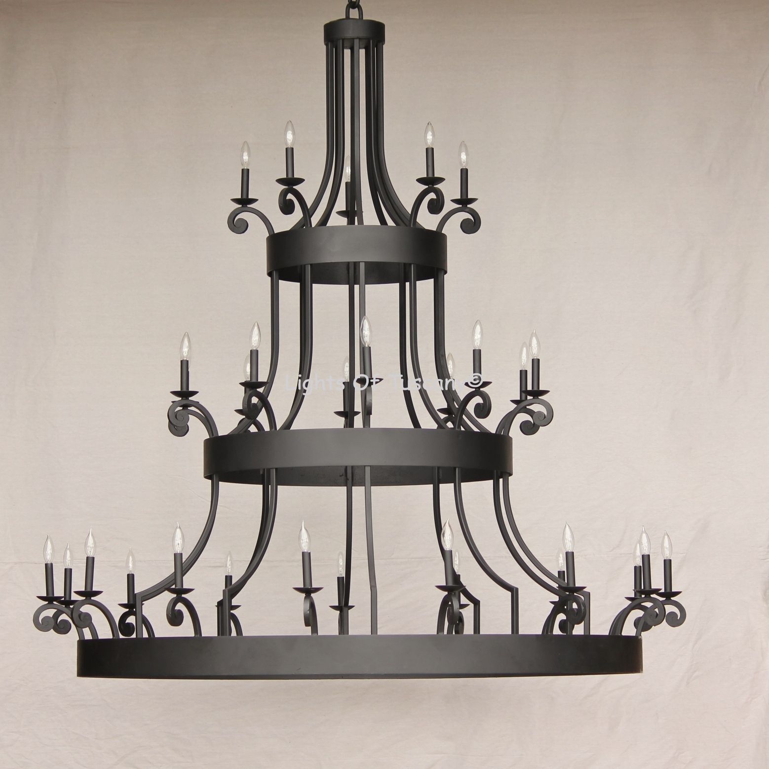 Wrought Iron 30" Candle Stand Candelabra Lighting 
