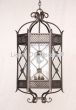 2109-3 Wrought Iron Italian Tuscan Mediterranean Style Hanging Lantern