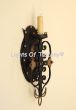 5191-1 Gothic Revival Style Wrought Iron Wall Sconce