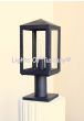 6957-1P Contemporary Outdoor Iron Post Light
