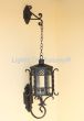 7016-3CH Spanish Santa Barbara Style Hanging Mount Wall Lantern Light