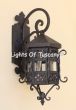 7029-1 Spanish Outdoor Iron Wall Lantern