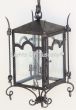 Gothic light, gothic revival lighting, wrought iron light, victorian light, church light, iron wall hanging lantern, LED, 