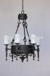 1055-6GL Spanish Style Wrought Iron Chandelier