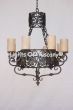 1106-8 Spanish Revival / Mediterranean Style Iron Chandelier