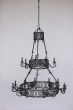 1284-18 Tuscan 2 Tier Chandelier