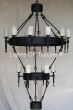 1830-18 Spanish Revival Style Two Tier Chandelier