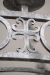 1842-12 Tuscan Mediterranean Style Wrought Iron Scroll Chandelier