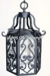 2043-3 Spanish Revival Wrought Iron Outdoor Hanging Lantern