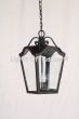 2118-3 Spanish Contemporary Style Wrought Iron Hanging Outdoor Lantern